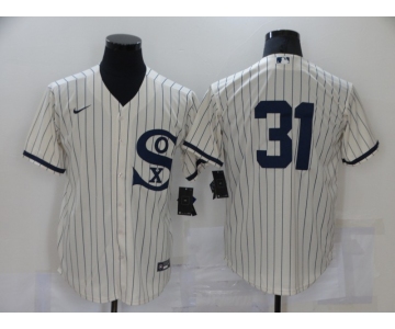 Men's Chicago White Sox #31 Liam Hendriks 2021 Cream Field of Dreams Cool Base Stitched Nike Jersey