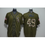 Men's Chicago White Sox #49 Chris Sale Green Salute to Service Majestic Baseball Jersey