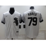 Men's Chicago White Sox #79 Jose Abreu White Nike Drift Fashion Cool Base Jersey