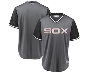 Men's Chicago White Sox Blank Majestic Gray 2018 Players' Weekend Team Jersey