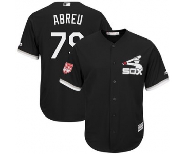 Men's Chicago White Sox Jose 79 Abreu Majestic Black 2019 Spring Training Cool Base Player Jersey