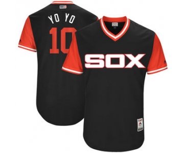 Men's Chicago White Sox Yoan Moncada YoYo Majestic Black 2017 Players Weekend Authentic Jersey