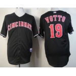 Cincinnati Reds #19 Joey Votto 2013 Black Jersey