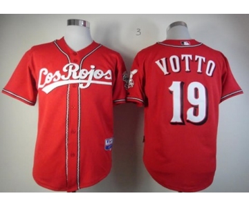 Cincinnati Reds #19 Joey Votto 2013 Red Jersey