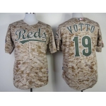 Cincinnati Reds #19 Joey Votto 2014 Camo Jersey