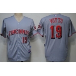 Cincinnati Reds #19 Joey Votto Gray Kids Jersey