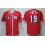Cincinnati Reds #19 Joey Votto Red Kids Jersey