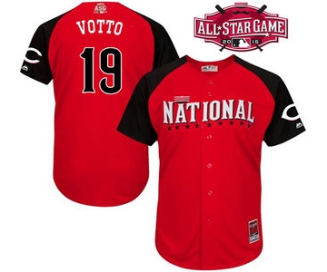National League Cincinnati Reds #19 Joey Votto Red 2015 All-Star Game Player Jersey