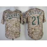 Cincinnati Reds #21 Todd Frazier 2014 Camo Jersey