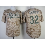 Cincinnati Reds #32 Jay Bruce 2014 Camo Jersey