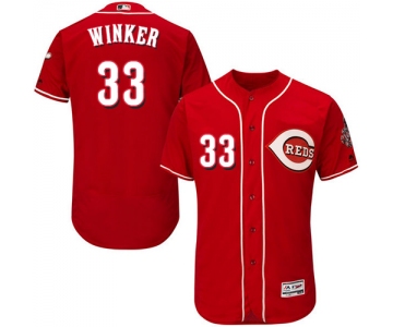 Cincinnati Reds #33 Jesse Winker Red Flexbase Authentic Collection Stitched Baseball Jersey