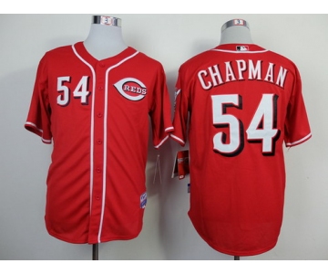 Cincinnati Reds #54 Aroldis Chapman Red Jersey