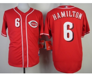 Cincinnati Reds #6 Josh Hamilton Red Jersey
