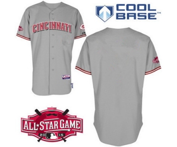 Cincinnati Reds Blank 2015 All-Star Patch Gary Jersey