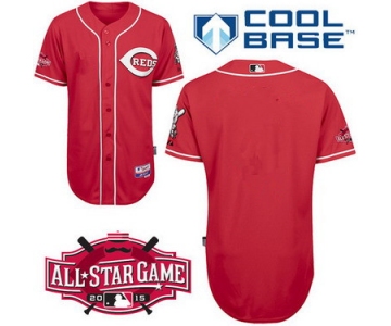 Cincinnati Reds Blank 2015 All-Star Patch Red Jersey
