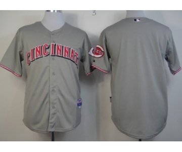 Cincinnati Reds Blank Gray Jersey