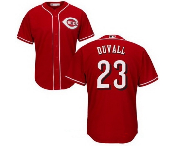 Men's Cincinnati Reds #23 Adam Duvall Red Stitched MLB Majestic Cool Base Jersey