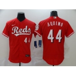 Men's Cincinnati Reds #44 Aristides Aquino Red Stitched MLB Flex Base Nike Jersey