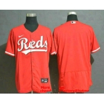 Men's Cincinnati Reds Blank Red Stitched MLB Flex Base Nike Jersey