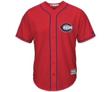 Men's Cincinnati Reds Majestic Fashion Stars & Stripes Cool Base Jersey - Scarlet
