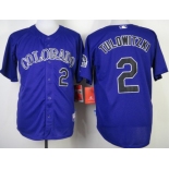 Colorado Rockies #2 Troy Tulowitzki Purple Jersey
