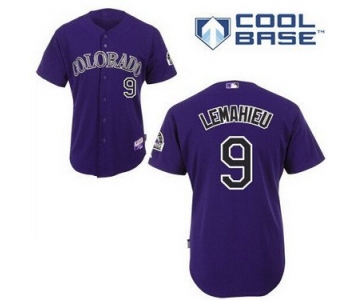 Colorado Rockies #9 DJ LeMahieu Purple Jersey
