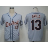 Detroit Tigers #13 Alex Avila Gray Jersey