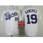 Detroit Tigers #19 Anibal Sanchez 2013 White Jersey