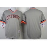 Detroit Tigers Blank 1984 Gray Pullover Jersey