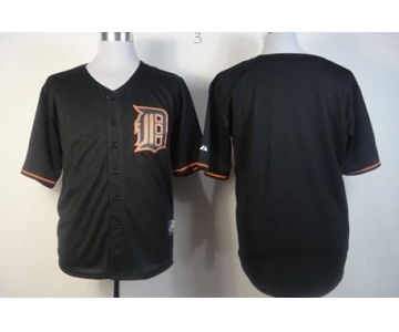 Detroit Tigers Blank Black Fashion Jersey