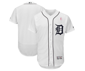 Detroit Tigers Blank Whites 2018 Mother's Day Flexbase Jersey