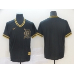 Men Detroit Tigers Blank Black gold Game Nike 2022 MLB Jersey