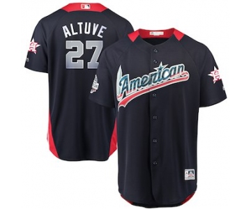 Men's American League #27 Jose Altuve Majestic Navy 2018 MLB All-Star Game Home Run Derby Player Jersey