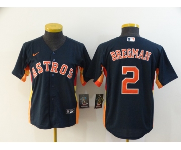 Women's Houston Astros #2 Alex Bregman Navy Blue Stitched MLB Cool Base Nike Jersey
