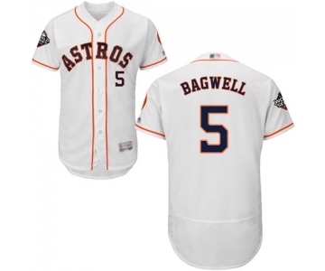 Astros #5 Jeff Bagwell White Flexbase Authentic Collection 2019 World Series Bound Stitched Baseball Jersey