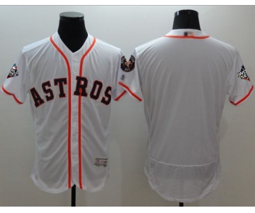 Astros Blank White Flexbase Authentic Collection 2019 World Series Bound Stitched Baseball Jersey