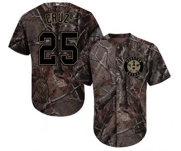 Houston Astros #25 Jose Cruz Camo Realtree Collection Cool Base Stitched MLB Jersey