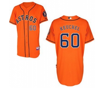 Houston Astros #60 Dallas Keuchel Orange Jersey