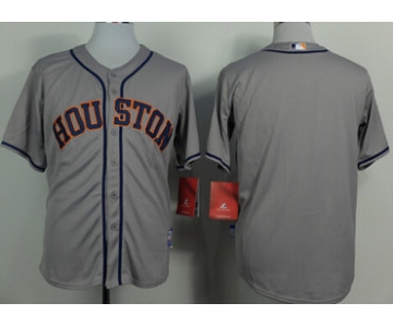 Houston Astros Blank Gray Jersey
