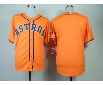 Houston Astros Blank Orange Jersey