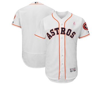 Houston Astros Blank White 2018 Mother's Day Flexbase Jersey