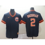 Men Houston Astros 2 Bregman Blue Game Throwback Nike 2022 MLB Jersey