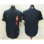 men's houston astros blank navy blue 2021 mlb all star stitched cool base nike jersey