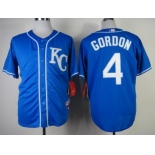 Kansas City Royals #4 Alex Gordon 2014 Blue Jersey