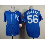 Kansas City Royals #56 Greg Holland 2014 Blue Jersey
