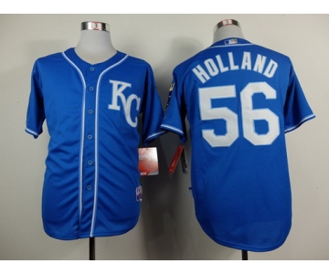 Kansas City Royals #56 Greg Holland 2014 Blue Jersey