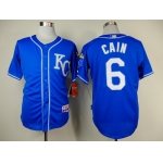 Kansas City Royals #6 Lorenzo Cain 2014 Blue Jersey