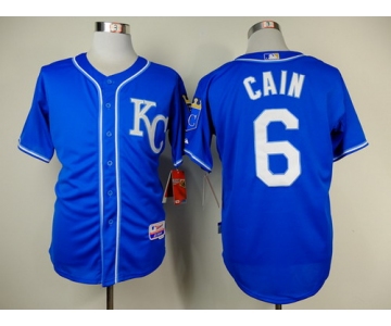 Kansas City Royals #6 Lorenzo Cain 2014 Blue Jersey