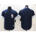 Men's Kansas City Royals Blank 2022 Navy City Connect Cool Base Stitched Jersey
