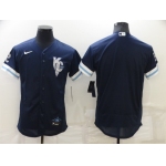 Men's Kansas City Royals Blank 2022 Navy City Connect Flex Base Stitched Jersey